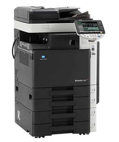 The bizhub c280 is the only device your business will need, with output up to 100,000 pages per month. KM BizHub C280 MFP