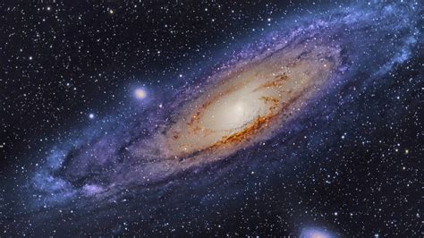 Galaxia Andrómeda Hermoso Espacio Estrellas Fondos De Pantalla