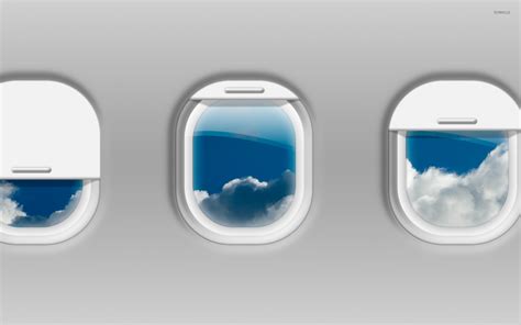 Airplane Windows Wallpaper Digital Art Wallpapers 24679