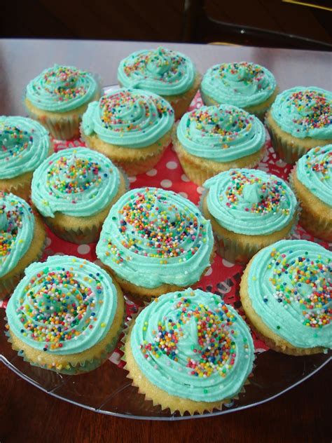 Plus, the blue raspberry frosting will add a unique but delicious touch. cupcake cutie: Birthday Cupcake Recipe