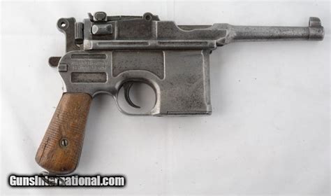 Mauser C96 Or Model 1896 Broomhandle Chinese Contract 763 Mm 4 Pistol