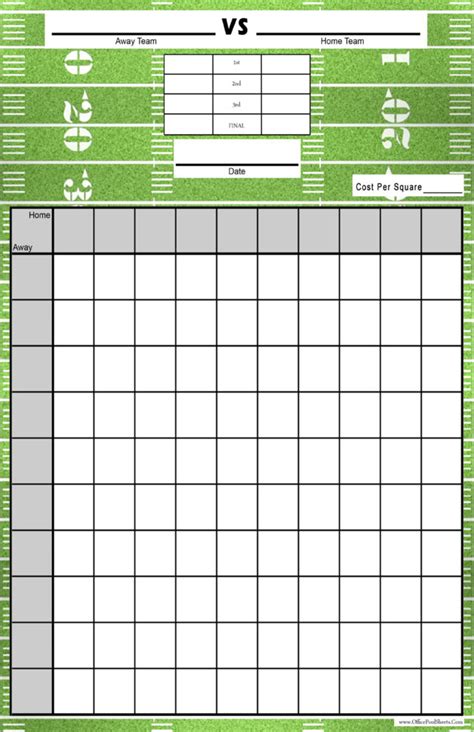 Many scoring variations like confidence ranks and key picks are available. Office Football Pool Spreadsheet within Print Office Pool ...