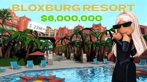 Visiting A 6 Million Luxury Bloxburg Resort Roblox Youtube