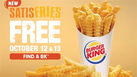 Burger King To Give Away Free Satisfries