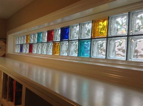 5 Design Ideas To Modernize A Glass Block Wall Or Window Colored Glass Block Glass Block