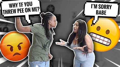 Pee Prank On Girlfriend She Was Pissed Youtube