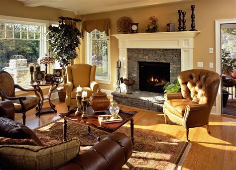 Raised Fireplace Traditional Living Room Furniture Traditional