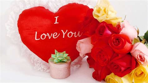 Heart With I Love You Text And Flowers Hd I Love Wallpapers Hd