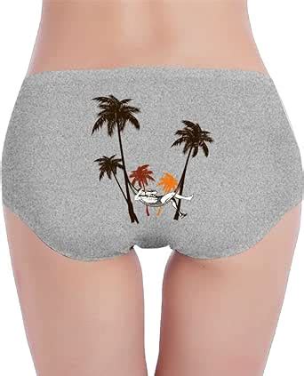 Amazon Com Yoigng Women Coconut Tree Panties Sexy T Back Thong Bikini