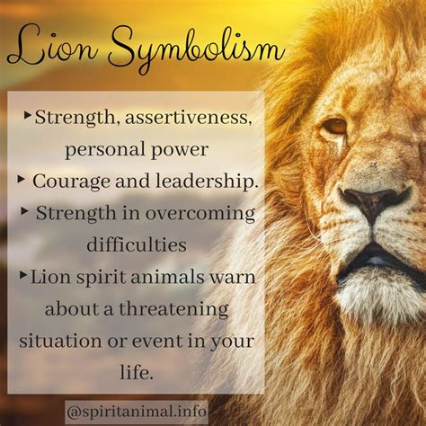 Lion Spirit Animal Totem Meaning Lion Spirit Animal Spirit Animal
