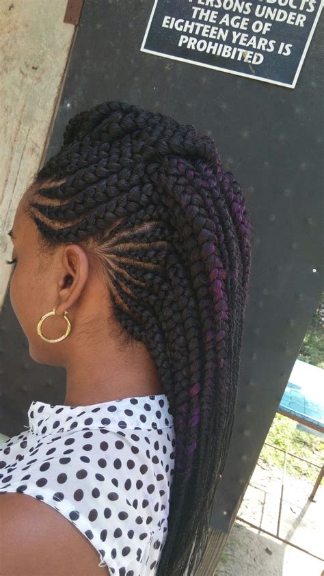 Ghana Cornrows Mohawk Ghana Cornrows Braided Mohawk Hairstyles