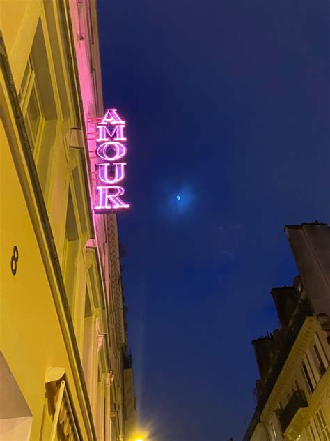 Hotel Amour Neon Signs Love Paris Summer Amor Montmartre Paris