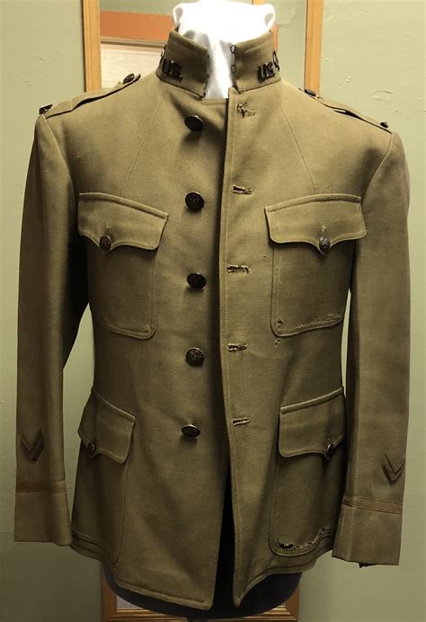 Olive Green Military Uniform Mn Ml 3001 Coat Chest 36 Costume Cottage