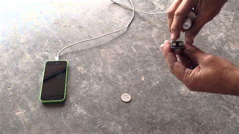 How many volts does it take to charge an lg phone? how to charge your cell phone with a 9 volt battery - YouTube