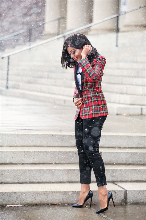 How To Wear Plaid For The Holiday Jadore Fashion