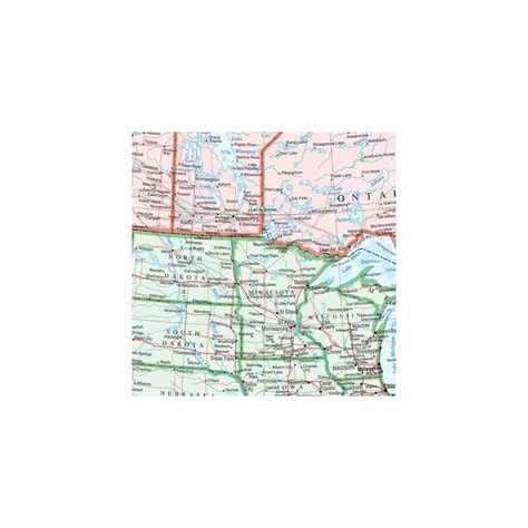 Buy North America Wall Map Atlas Of Canada 34 X 39 Paper Online At