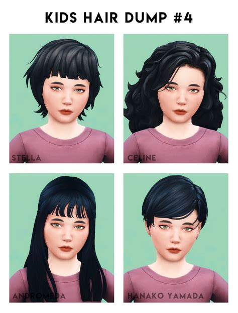 Child Hair Conversions Sims 4