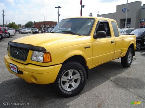 2002 Chrome Yellow Ford Ranger Edge Supercab 4x4 37321556 Gtcarlot