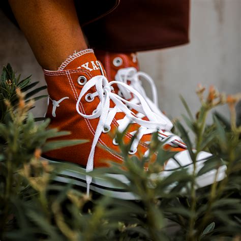 Converse In Burnt Orange Customizable Ut Chuck Taylors Are Available