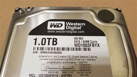 Wd Wd1003fbyx 01y7b1 2060 771702 001 Rev A Dcmhanchvjcab 1tb Sata 3