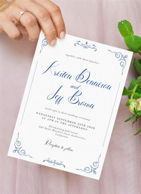 New users enjoy 60% off. Download Printable Whimsical Scrolls Clear Vintage Wedding ...