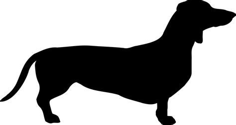 Dachshund Silhouette Clip art - Silhouette png download - 1280*682
