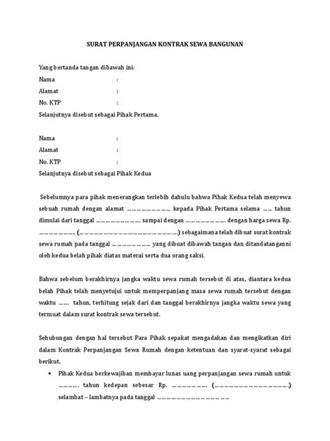 Contoh surat kuasa menjaga rumah contoh surat kuasa menjaga rumah ini perlu bagi. Contoh Surat Perpanjangan Kontrak Sewa Rumah