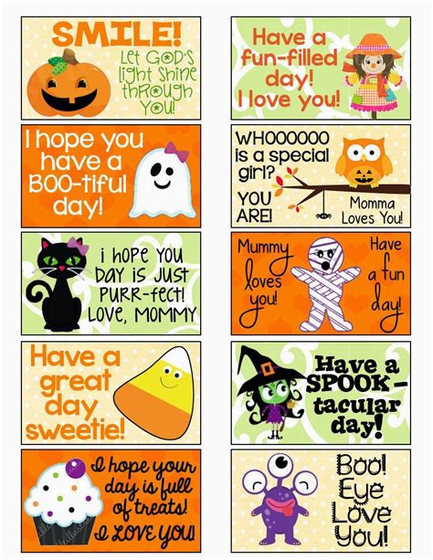 Cute Halloween Notes
