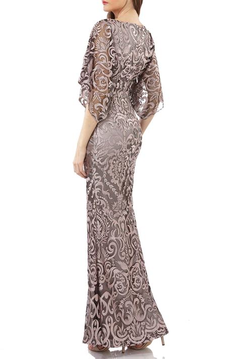 Js Collections Embroidered Lace Evening Dress Lyst