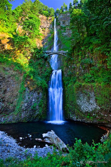 Multnomah Falls Along Columbia River Gorge Jeffrey Favero Fine Art Photography