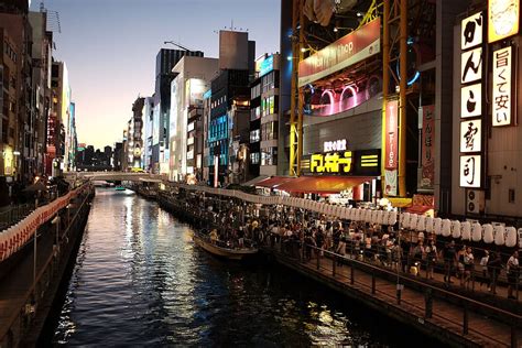 Hd Wallpaper Japan Osaka Dotonbori Excitment Boat Neon Lights