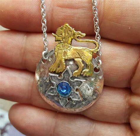 Lion Of Judah Necklace Gold Lion Of Judah 14k Gold Lion Of Judah