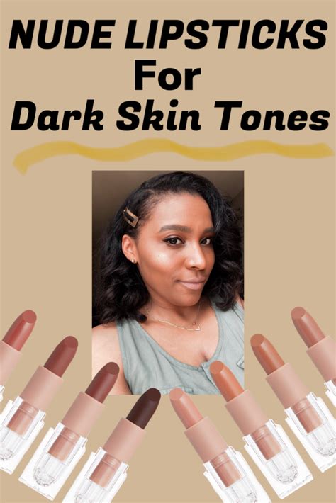Nude Lipsticks For Dark Skin Tones Lipstick For Dark Skin Lipstick