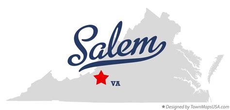 Map Of Salem Va Virginia