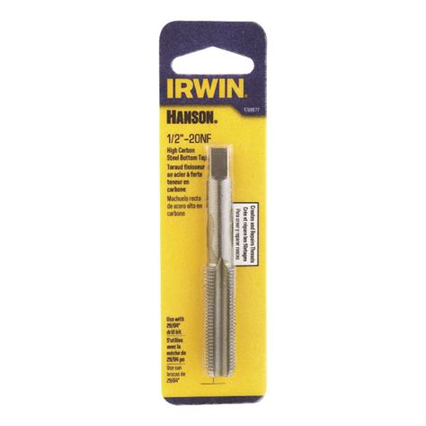 Irwin Hanson High Carbon Steel Sae Bottom Tap 12 In 1 Pc Ace Hardware
