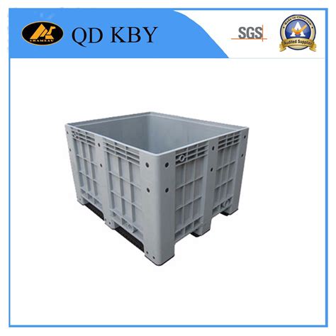 Large Strong Closed Plastic Pallet Container Box With Wheel China