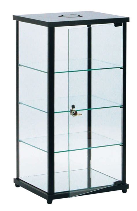 Buy Sswbasics Lighted Glass Countertop Display Case 27 H X 12 D X 14 L With Locking Front