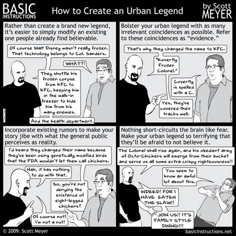 How To Create An Urban Legend — Basic Instructions