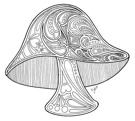 Plantations of trippy mushrooms in zentangle style will be your coloring pride. Free Printable Mushroom Coloring Pages at GetColorings.com ...