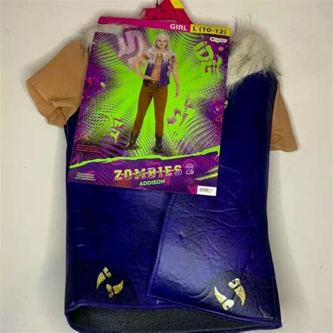 Disguise Costumes Disney Zombies 2 Addison Werewolf Girls Costume Size L 12 New By Disguise
