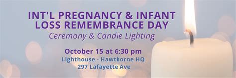 2021 Pregnancy And Infant Loss Remembrance Ceremony Lighthouse