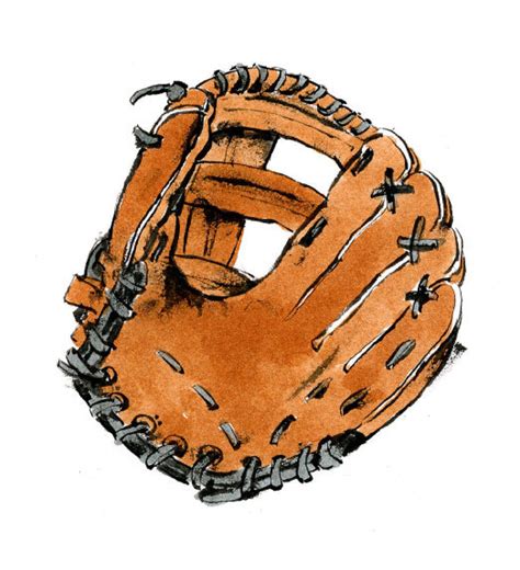 Baseball Glove And Ball Clip Art