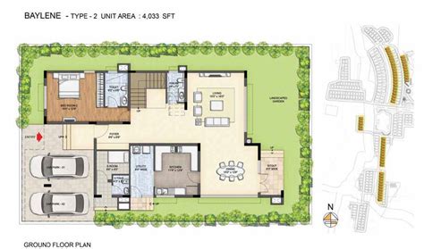 Prestige Lakeside Habitat Villa Floor Plan Floorplansclick