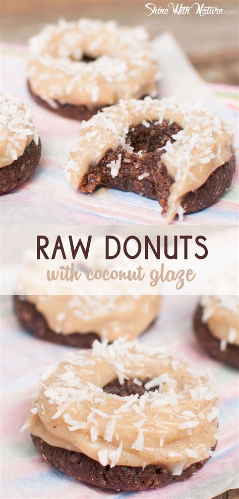 Vegan donut recipe for disaster. Raw Donuts with Coconut Glaze | Recipe | Raw vegan ...