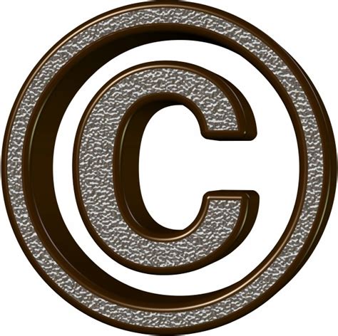 Chrome Copyright Symbol Free Stock Photo Public Domain