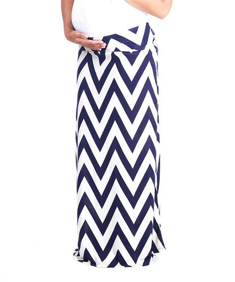 pinkblush maternity navy blue and white zigzag maternity maxi skirt maternity maxi skirts pink