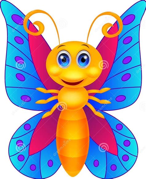 Dreamstime.com #butterfly | Cartoon butterfly, Cute butterfly, Butterfly clip art