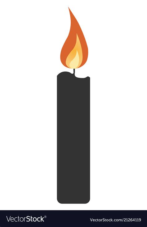 Candle Icon Royalty Free Vector Image Vectorstock