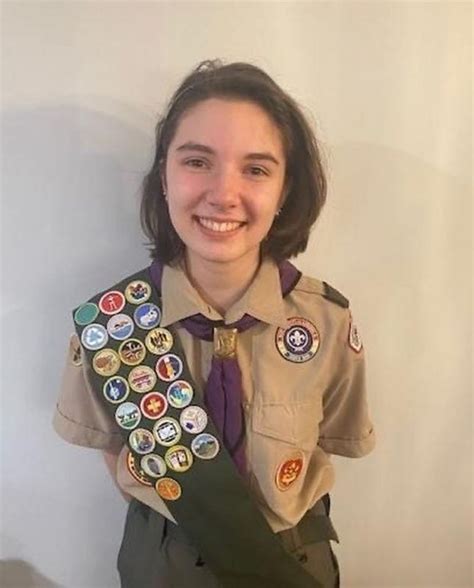 Connecticuts First Female Eagle Scout Had Dreamed Of Joining Scouts