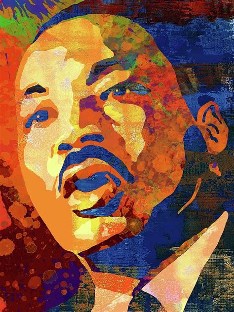 Dr Martin Luther King Jr Painting By Stephen Chambers Fine Art America